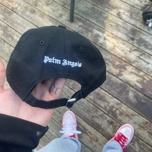 Palm Angels Jacquard flames logo cap